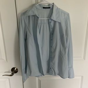 Blue Button up